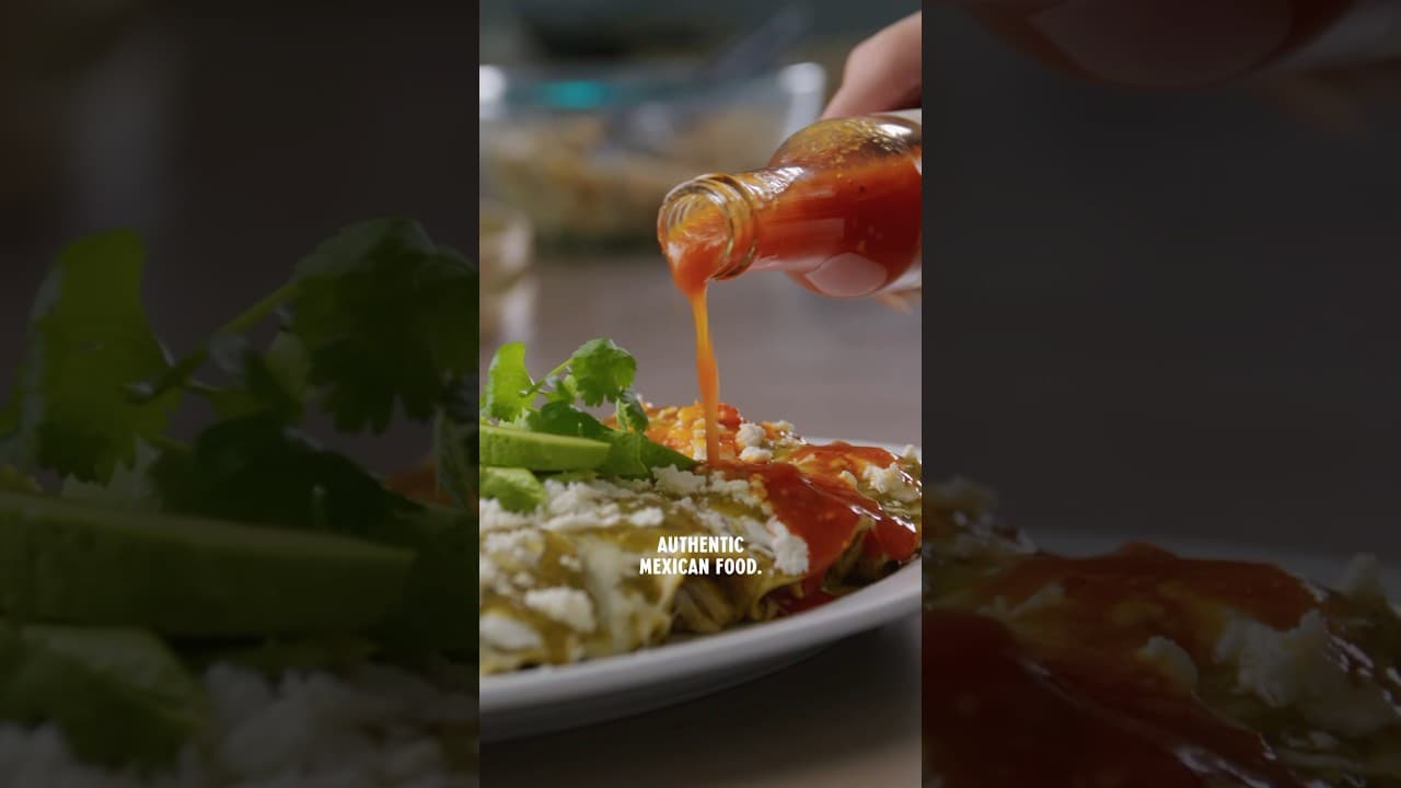 Salsa Verde Enchiladas with a Spicy Twist