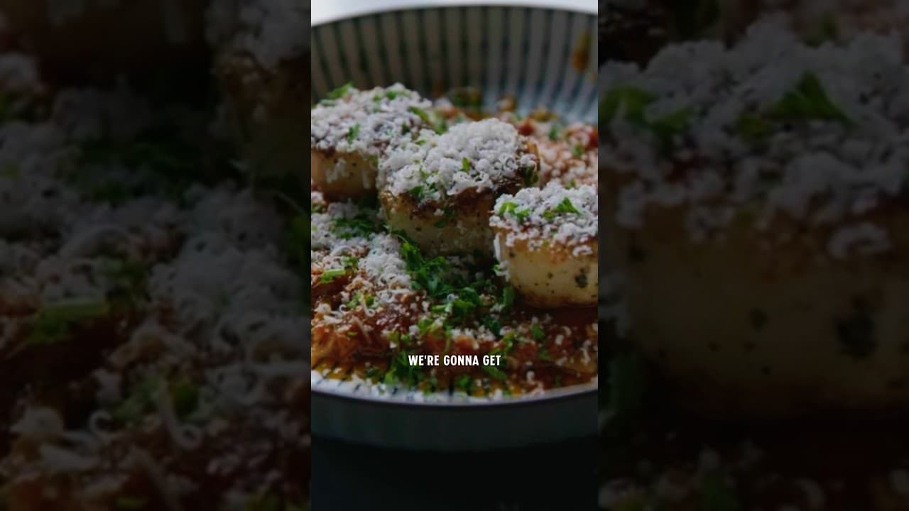 Seared Scallops with 1971 Hook Tomato Sauce